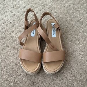 Steve Madden Tan Espadrille Sandals